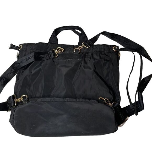 Steve Madden Brue Black Tote Bag. main image 6